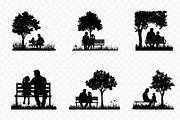 Father and daughter Sitting vector, a Person Illustration by Gfx Expert Team (Thumbnail 2 of 3)