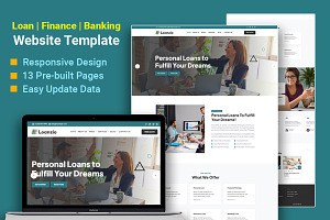 Loan Finance Website Template, a HTML Template by DotThemes