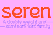 SK Seren, a Sans Serif Font by Salih Kizilkaya