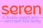 SK Seren, a Sans Serif Font by Salih Kizilkaya (Thumbnail 1 of 15)