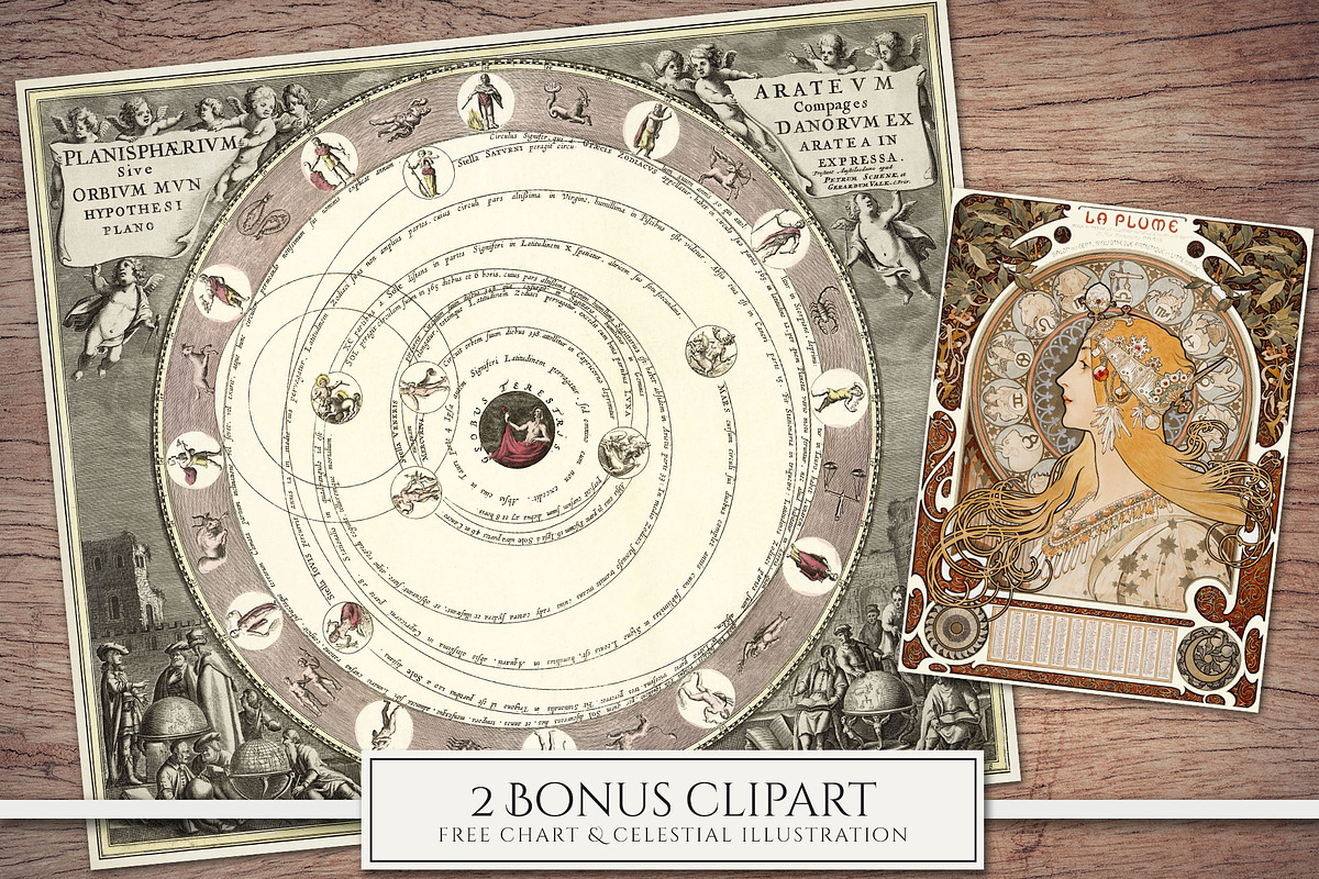 Vintage Astrology Illustrations, an Illustration by Secret Helper (Photo 8 of 9)