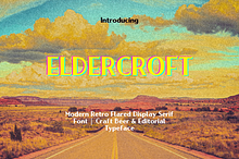 Eldercroft — Modern Retro Typeface