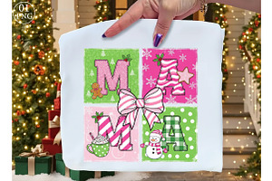 Christmas Mama Coquette Png, an Illustration by Libby Wishes