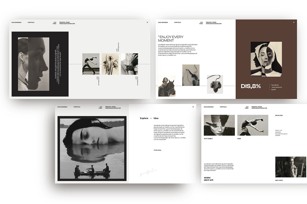 Nusa Brand Portfolio Presentation, a Presentation Template by Studio Artisan (Photo 8 of 14)