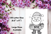 Christmas Coloring Book for Kids, a Seasonal Illustration by LA Design (Thumbnail 9 of 10)