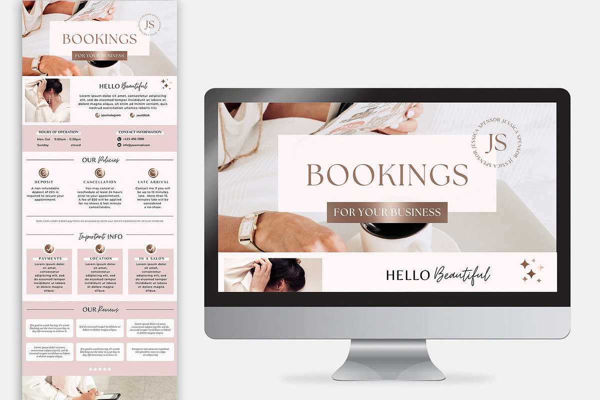 Pink acuity template, a Websites & App Template by SwitzerShop (Photo 7 of 8)