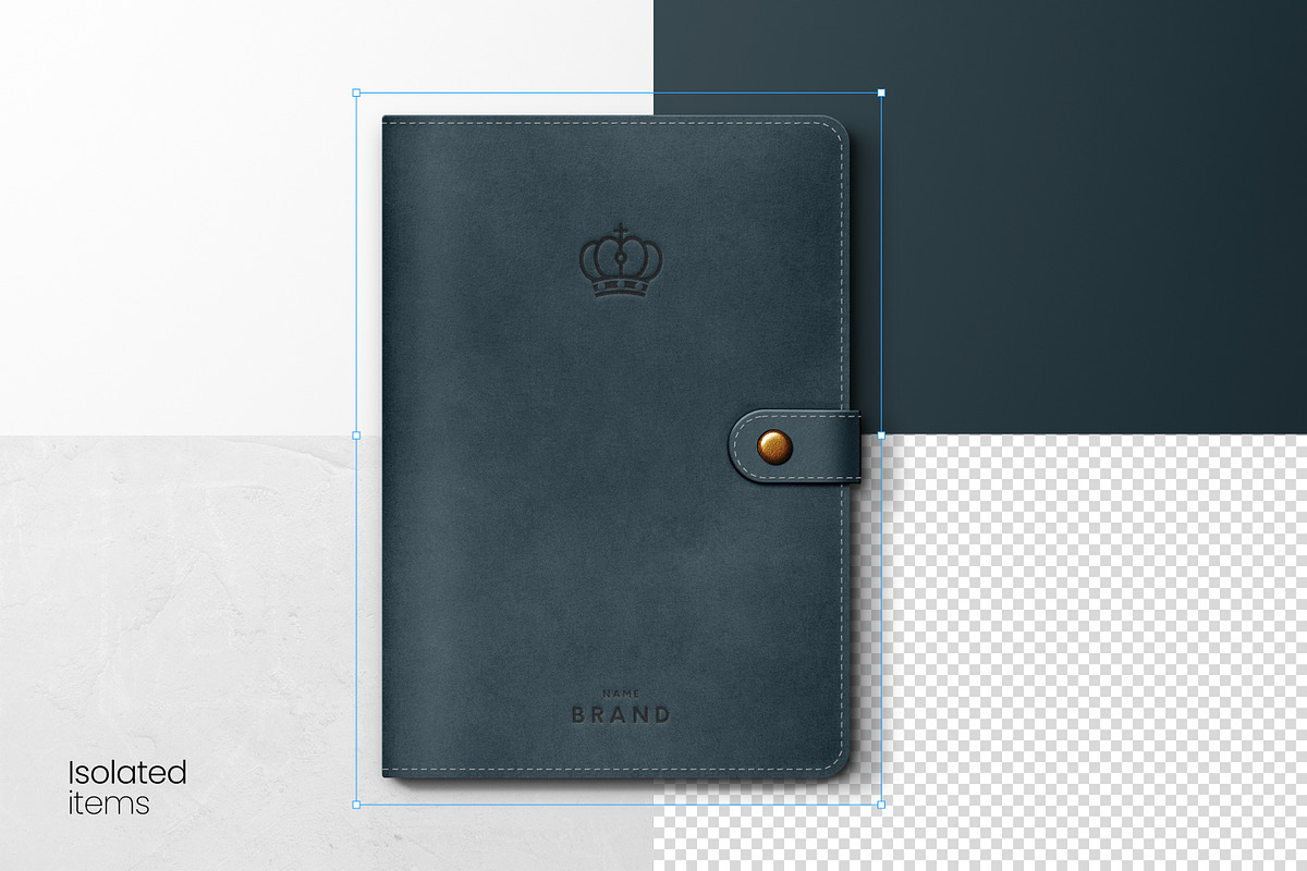 Padfolio Mockup Kit, a Books & Magazine Mockup by Catkie - Digital Art (Photo 3 of 8)