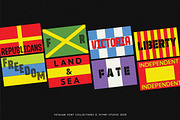 Total 69 — Football Font Collection, a Sans Serif Font by Aiyari (Thumbnail 11 of 20)