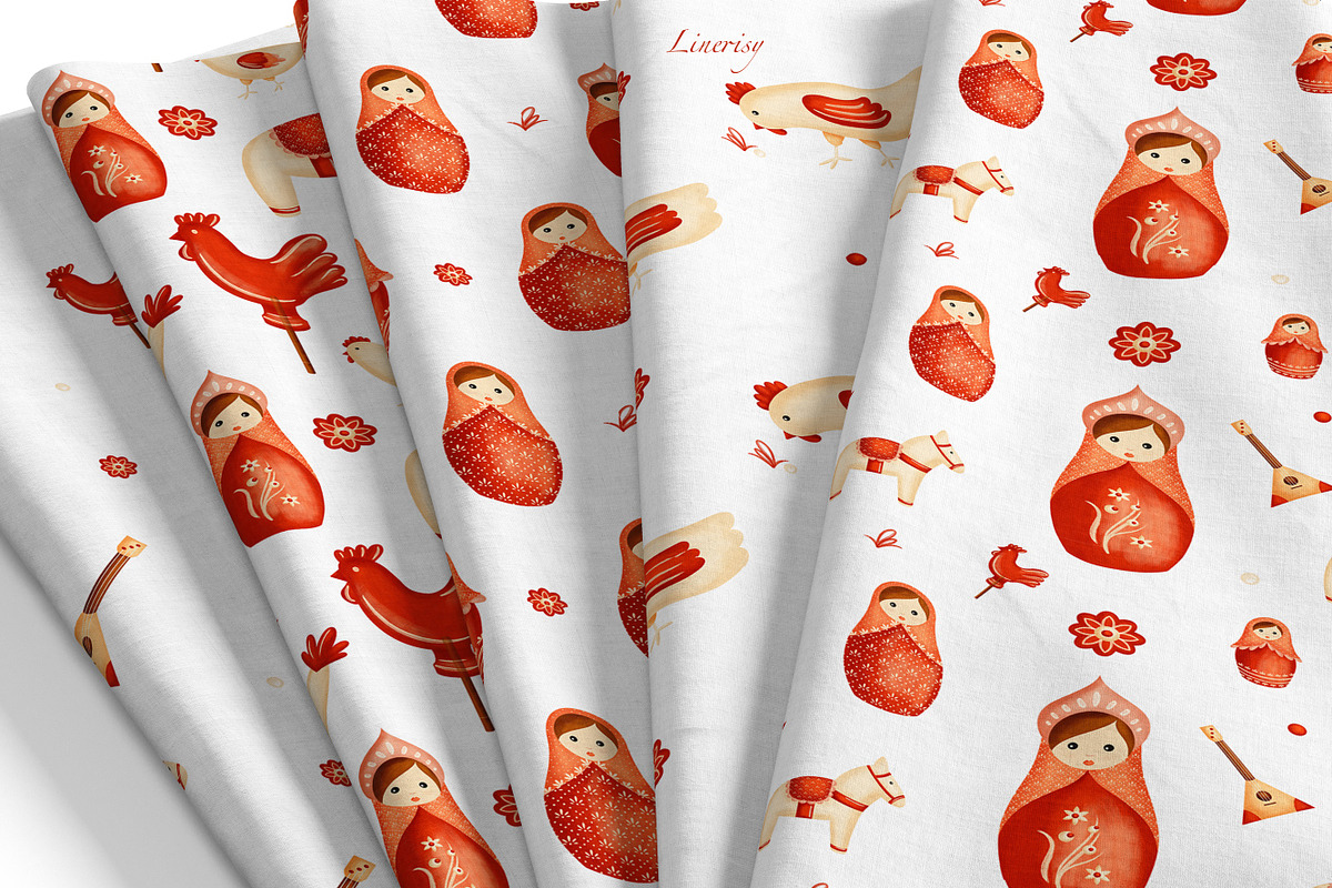 Matryoshka doll - kids collection, an Illustration by Linerisyart (Photo 6 of 10)