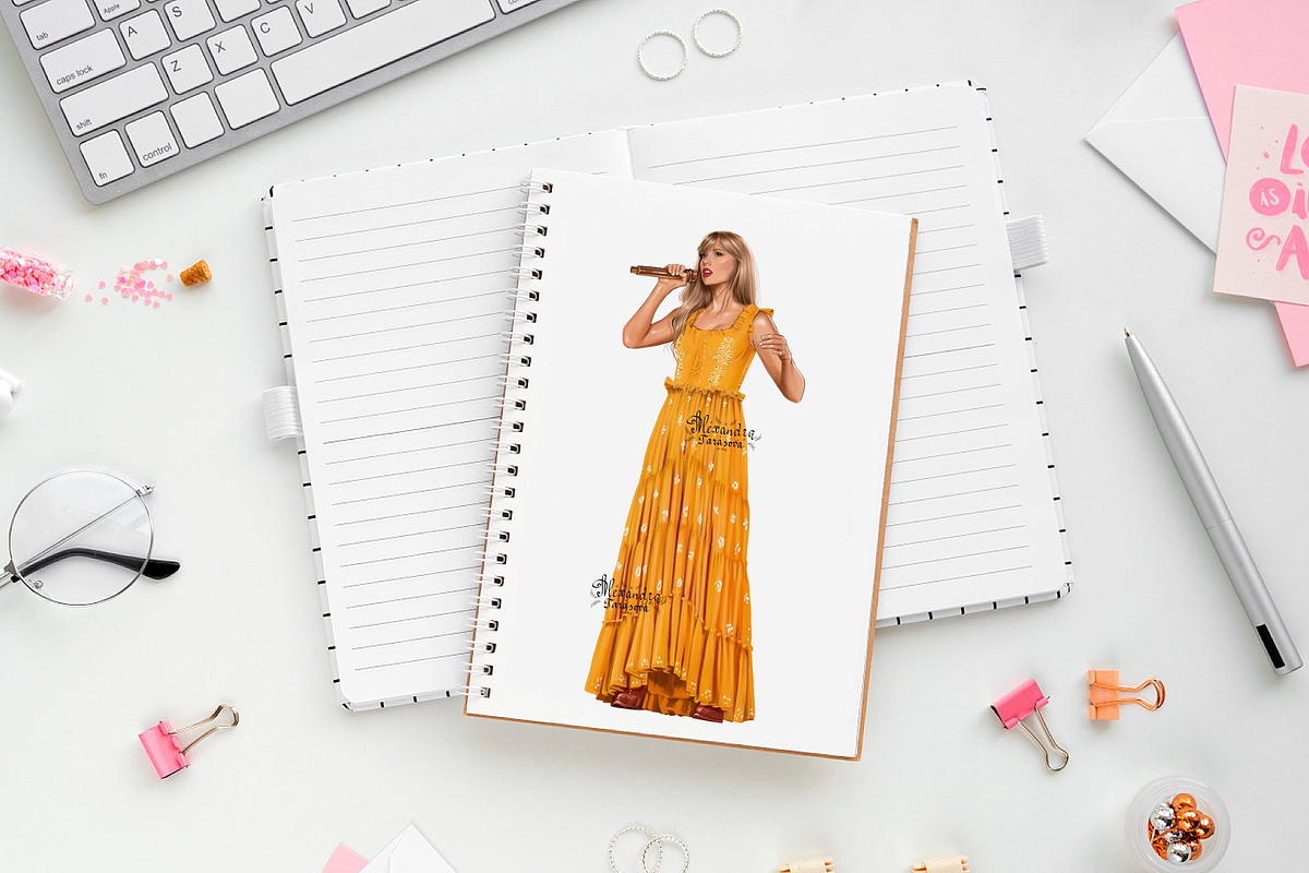 Taylor Swift Illustration, a Person Illustration by BigArtLab (Photo 3 of 3)