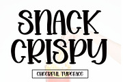 Snack Crispy, a Handwritten Font by FreshTypeINK (Thumbnail 1 of 7)
