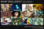 12 Photo Effect Templates, a Layer Style Add-On by iDoodle Studio (Thumbnail 2 of 6)