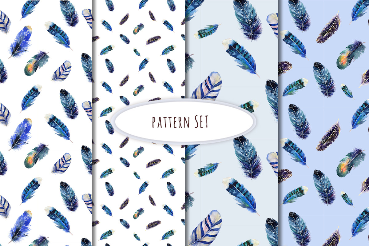 Watercolor BOHO feather DIY III, an Illustration by Peace ART (Photo 3 of 3)