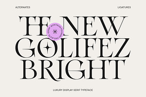 Golifez Bright Serif