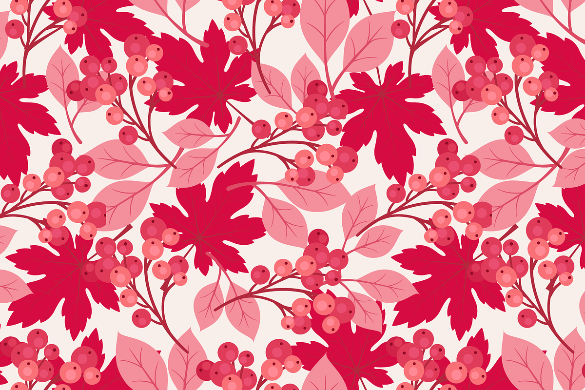 Fall Vector Seamless Patterns, a Pattern Graphic by Digitaliya (Photo 8 of 10)