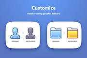 2100+ Infinity Blue icons, a Duotone Icon by Icojam store (Thumbnail 4 of 12)