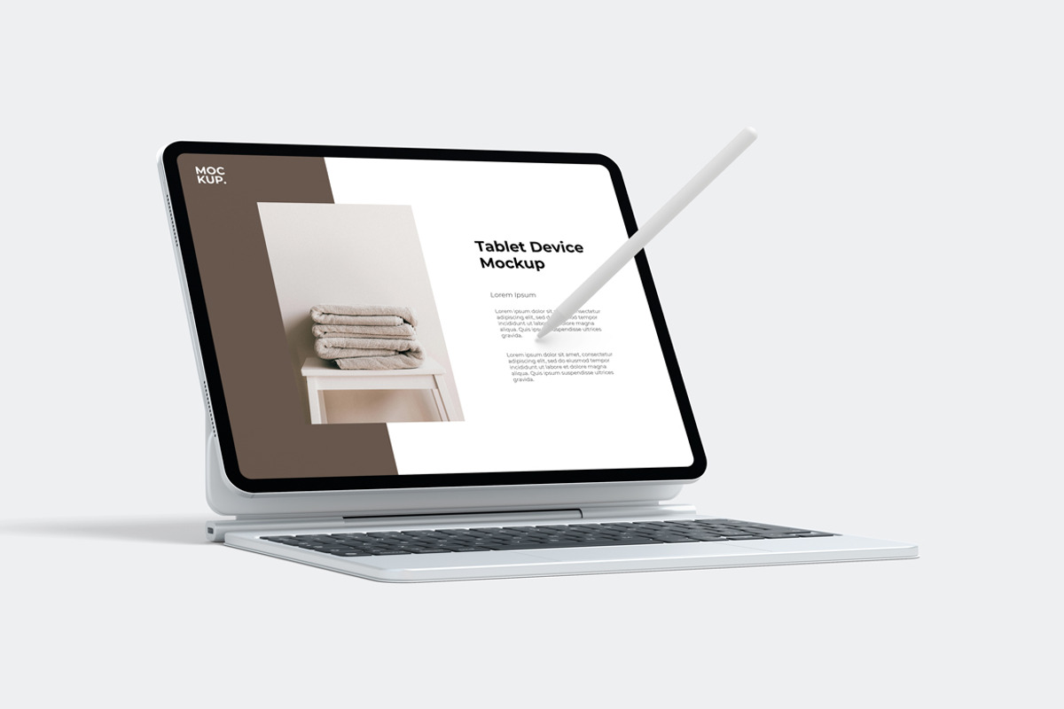 Tablet Device Mockup, an iPad Mockup by Rizky Audymas (Photo 6 of 9)