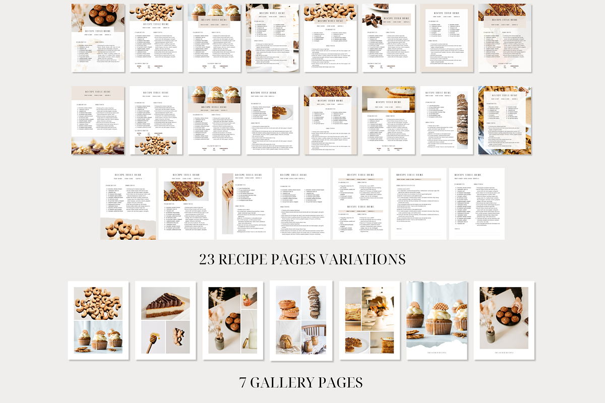 Recipe Book Template CANVA, a Templates & Theme by OrganizationOasisRo (Photo 5 of 10)