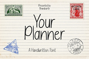 Your Planner - A Handwritten Font