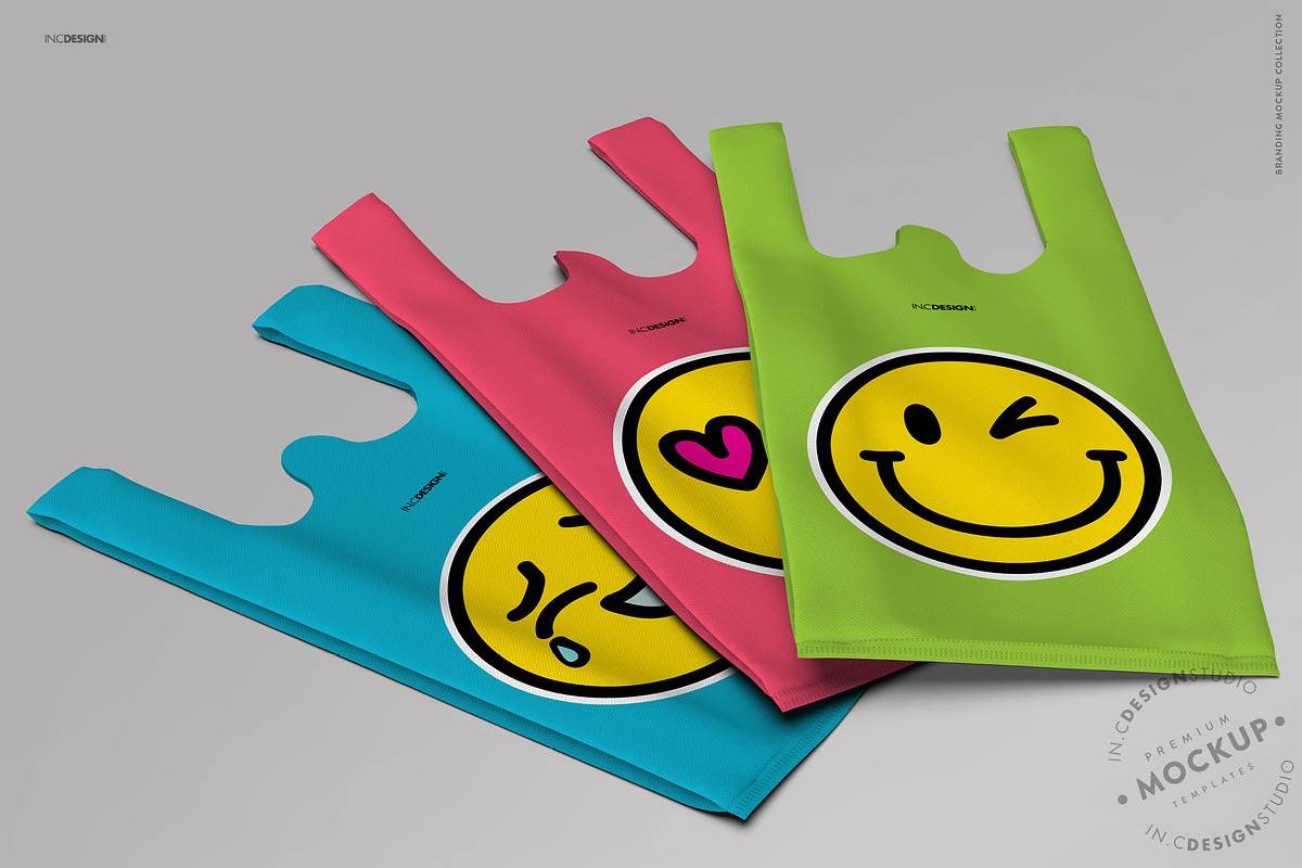 WCut Eco Bag Soft Packaging Mockup, a Packaging Mockup by INCDesign (Photo 5 of 14)