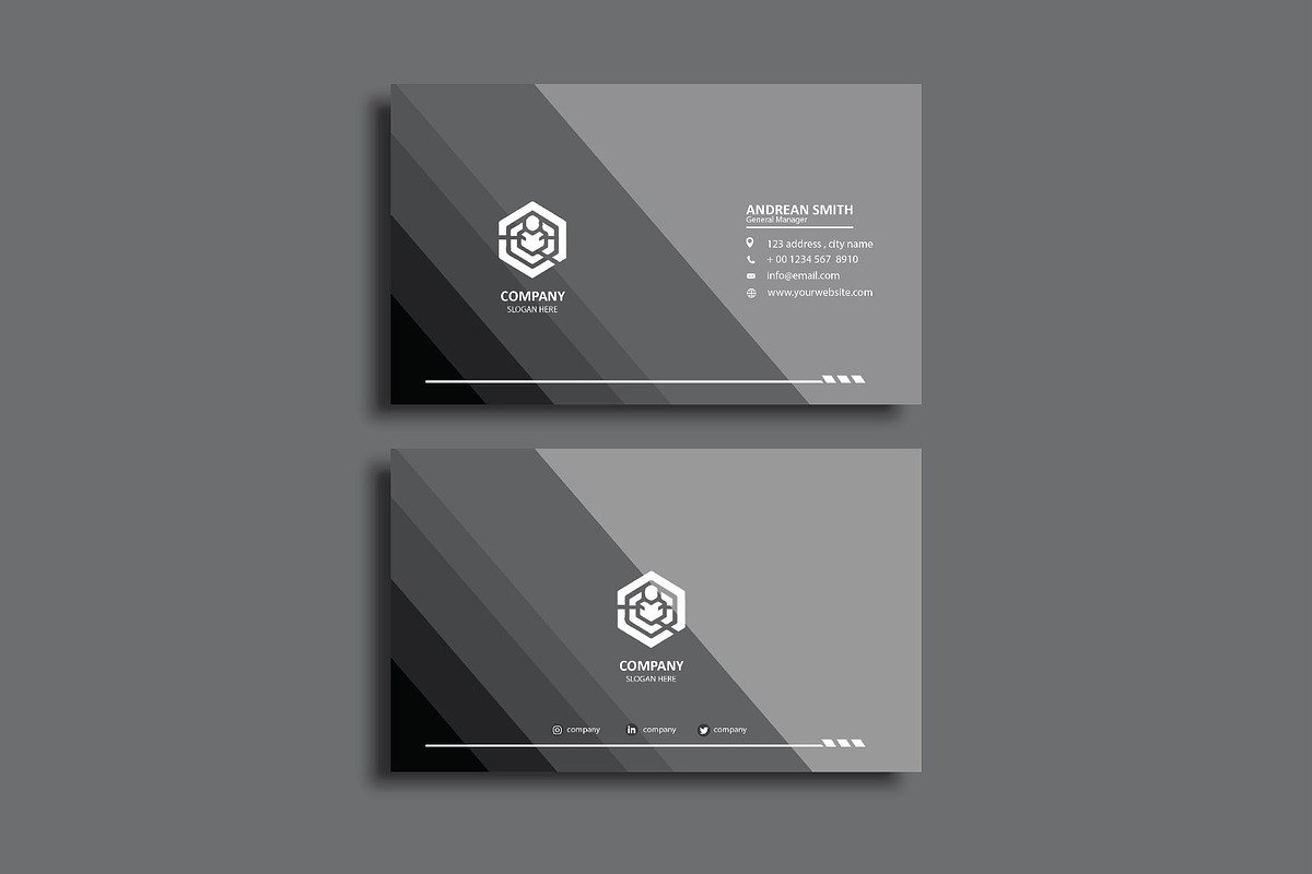 Business Card Template, a Business Card Template by dulchaer29