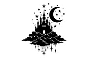 Fantasy Castle Cloud Moon Bundle, an Object Illustration by Gaye Art (Thumbnail 3 of 30)