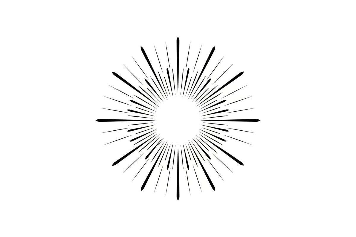 Sunburst Rays Vector Bundle Bundle, an Illustration by yasushie (Photo 30 of 31)