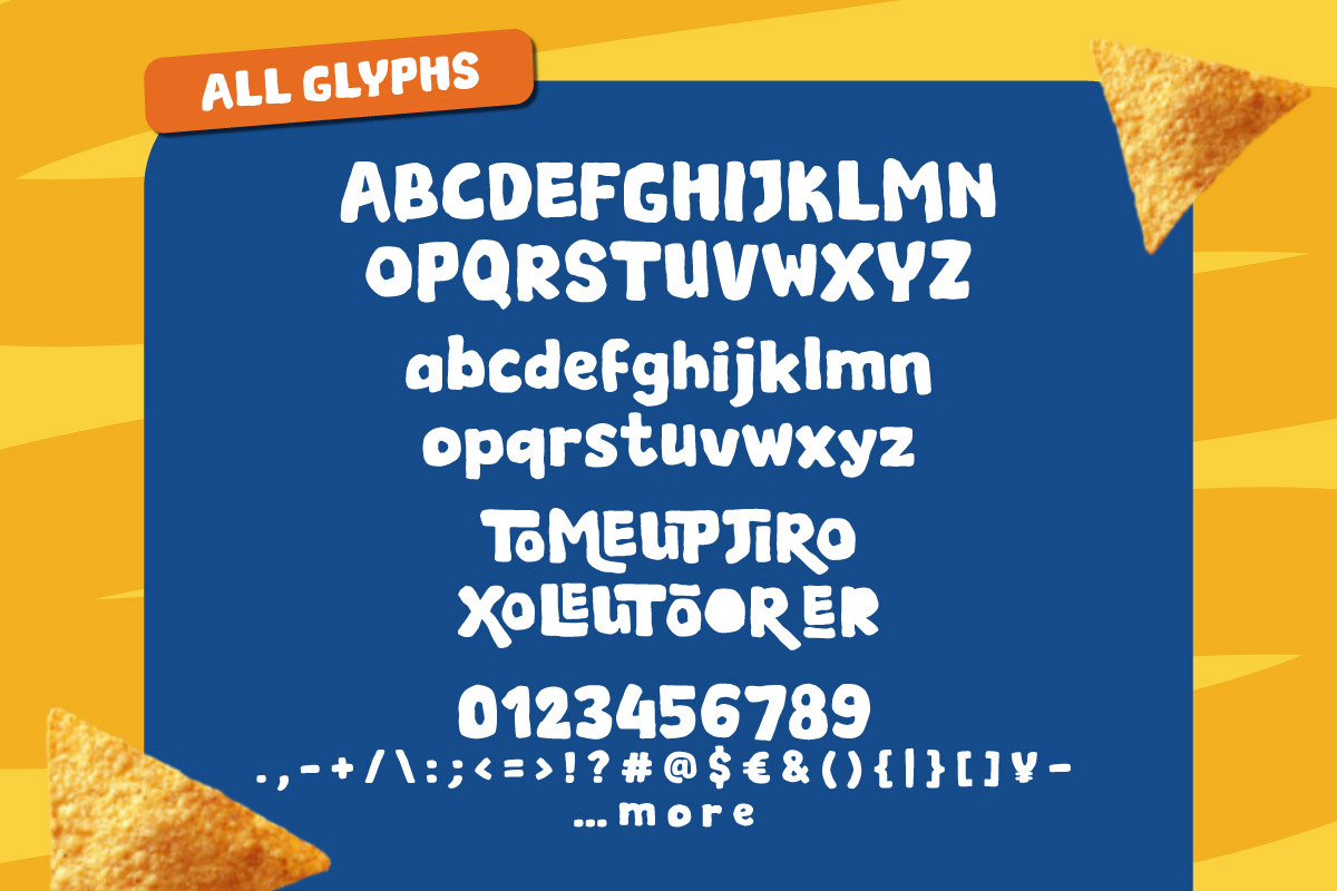 Orsel Poope – Snack Display Font, a Handwritten Font by trabaskriya (Photo 10 of 10)