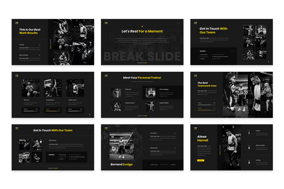 Fitment - Fitness Powerpoint, a Presentation Template by Design Persona (Photo 4 of 5)