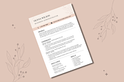 Minimalist Resume Templates Canva, a Templates & Theme by TemplateCastleStore (Thumbnail 5 of 9)