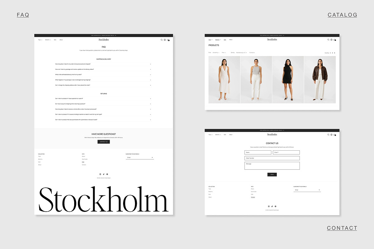 STOCKHOLM | Shopify Theme preview 7