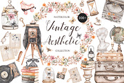 Watercolor Vintage Aesthetic, a Decorative Illustration by MayaNavits (Thumbnail 1 of 15)