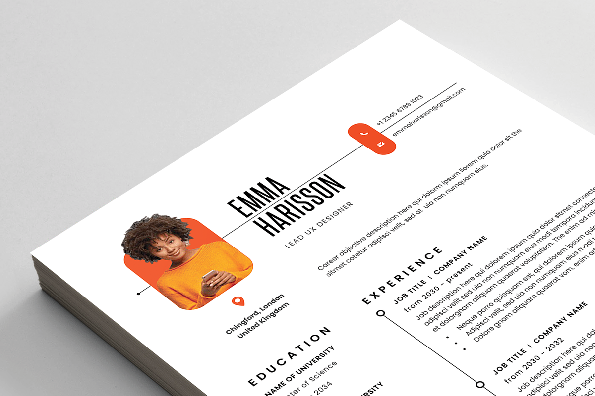 Resume/CV, a Resume Template by Reuix Studio (Photo 5 of 5)