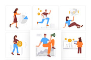 Stock and Finance Illustration Set, a Person Illustration by Vectors Market (Thumbnail 7 of 8)
