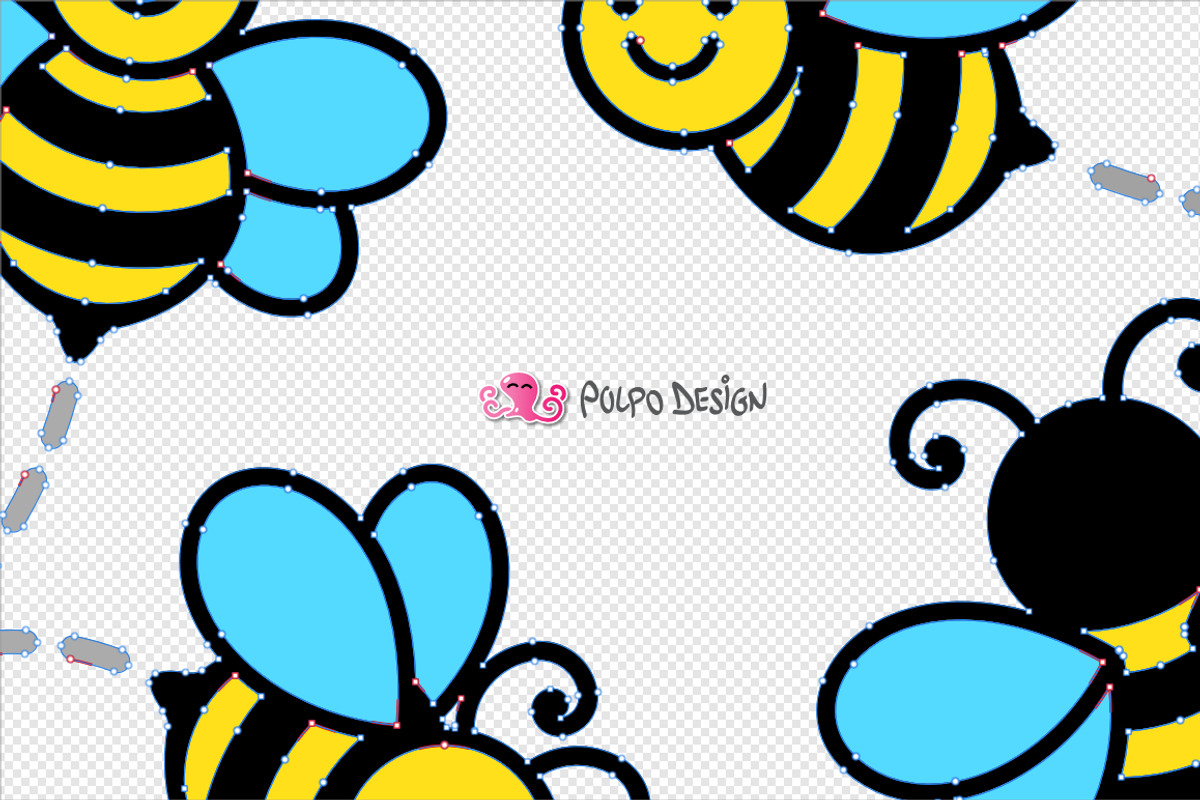 Flying Bees SVG, Eps and Png., an Object Graphic by PolpoDesign (Photo 3 of 3)