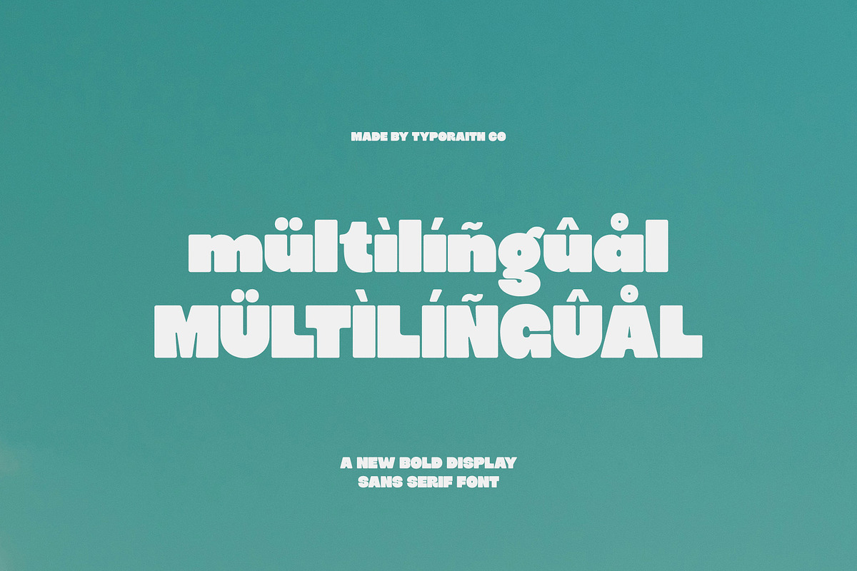 Sugra | Bold Display Sans Serif Font, a Sans Serif Font by Typoraith Co (Photo 10 of 10)