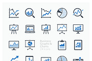 Business Graphs & Charts Icons, an Outline Icon by introwiz1 (Thumbnail 2 of 3)