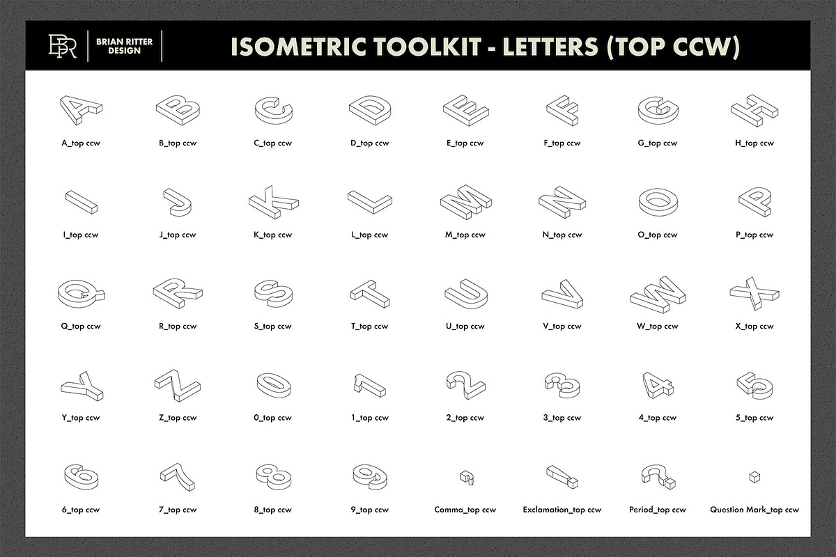 Isometric Toolkit, a Brush Add-On by Brian Ritter Design (Photo 10 of 11)