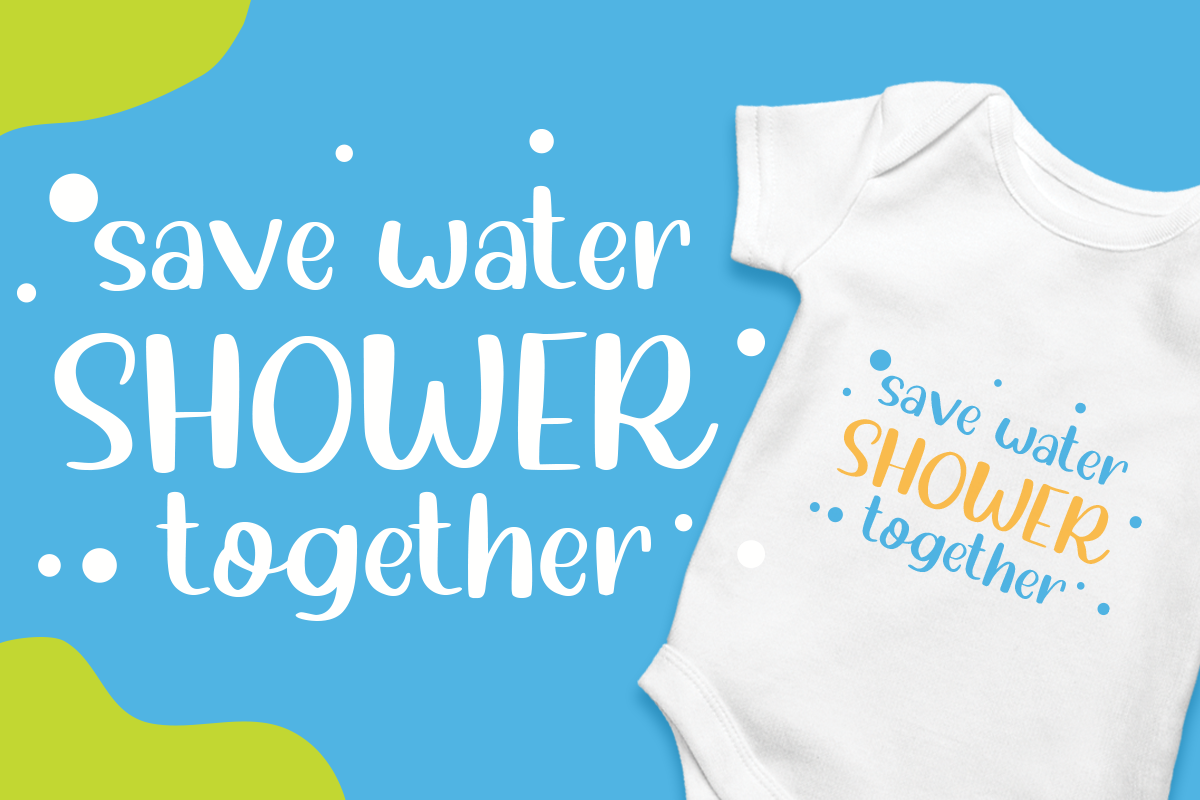 Water Shower | A Cute Font, a Script Font by LetterJos (Photo 2 of 8)