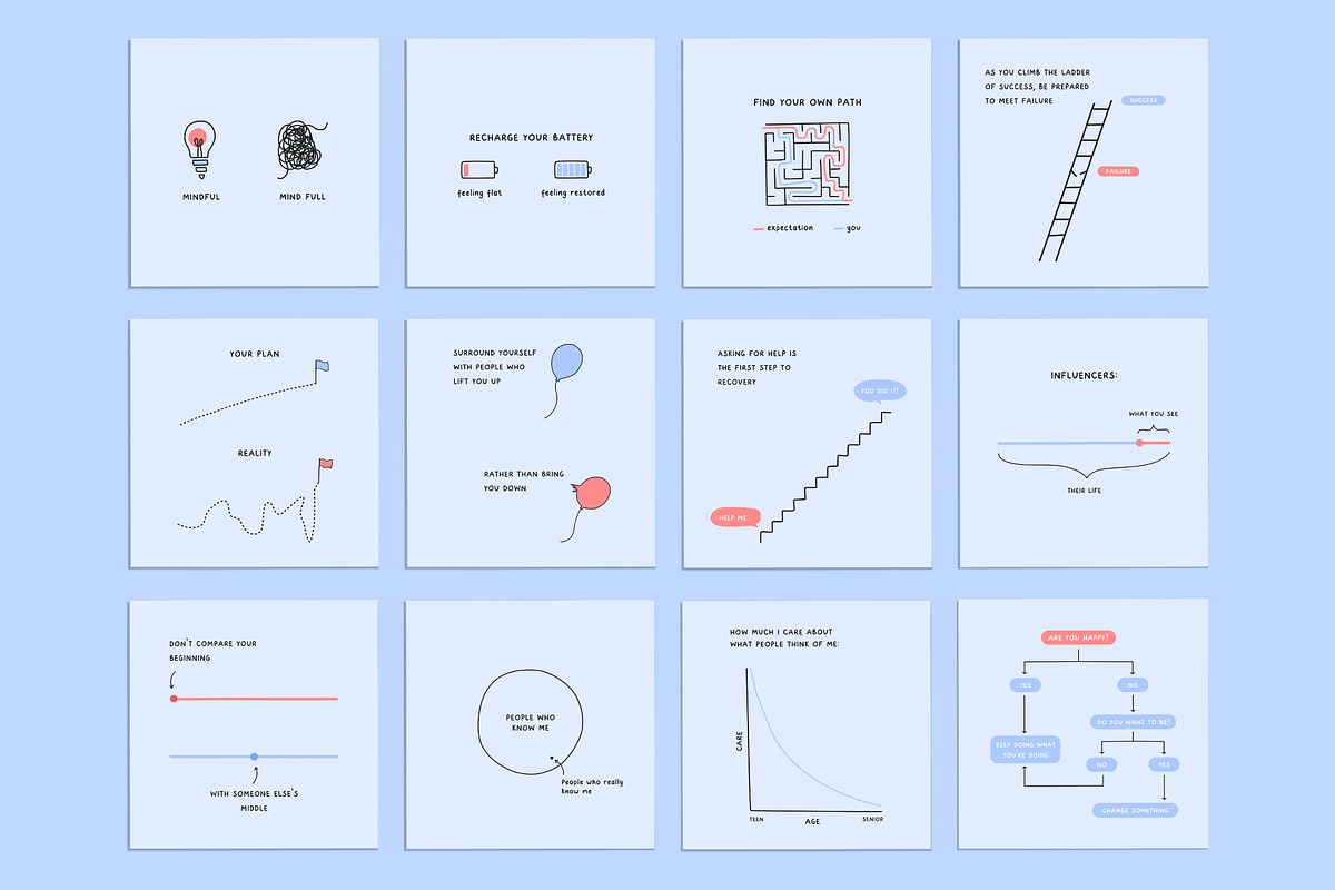 Self Help Infographics, a Social Media Template by Willoe Studio (Photo 6 of 13)