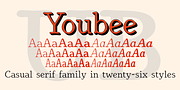 Youbee, a Serif Font by Ingrimayne Type (Thumbnail 1 of 12)