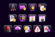 Data Security 3D Icon, an Object 3D Model by HacaStudio (Thumbnail 5 of 5)