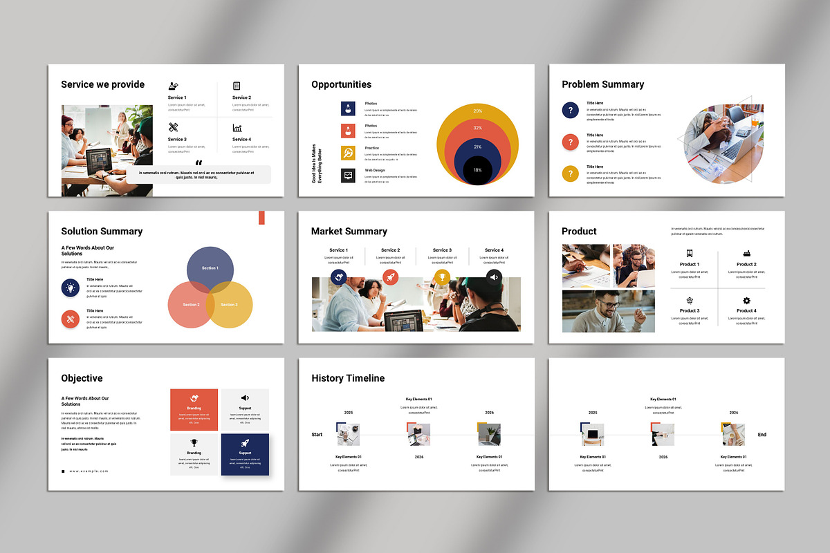 Business Plan Presentation Template, a Presentation Template by Studio_Clarity (Photo 4 of 5)