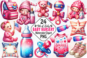 4th of July Pink Baby Nursery PNG, an Illustration by RobertsArt (Thumbnail 1 of 7)