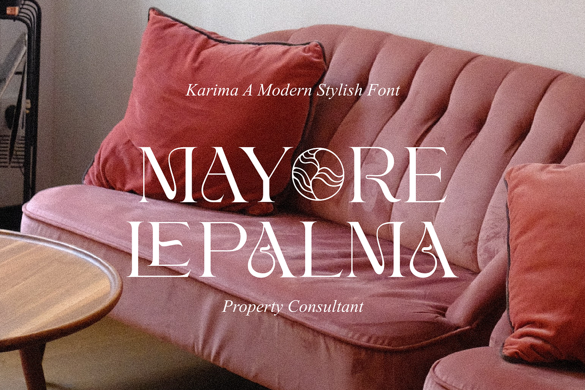Karima A Modern Stylist Font, a Serif Font by zeenesia (Photo 14 of 20)