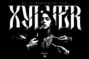 Xylver - Blackletter Font, a Blackletter Font by Inviline.co (Thumbnail 1 of 14)