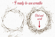 Watercolor Pomegranates Floral Set, a Decorative Illustration by WBS Design (Thumbnail 4 of 7)