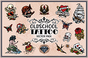 Tattoo Vector Pack, an Education Illustration by Vector Clash (Thumbnail 1 of 6)