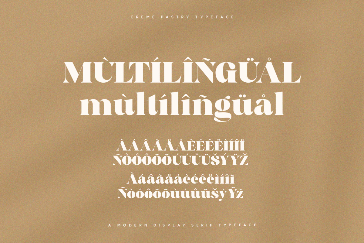 Creme Pastry | Cheek Display, a Serif Font by Pentagonistudio (Photo 9 of 10)