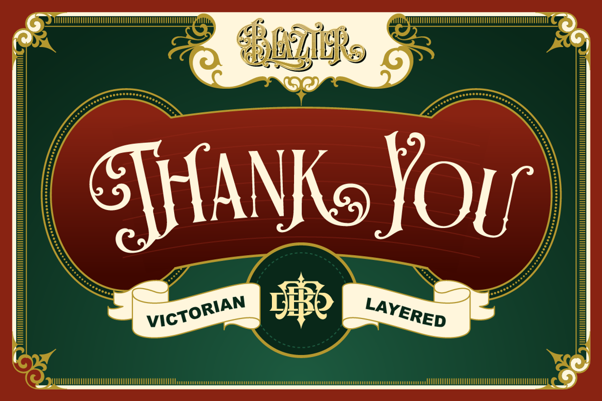 Blazter, a Serif Font by Burntilldead (Photo 11 of 11)